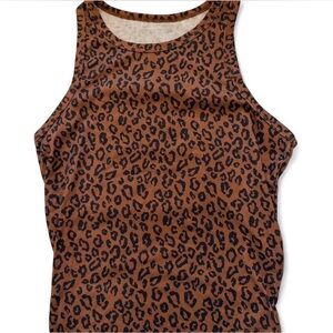 Leopard Print Tank Top